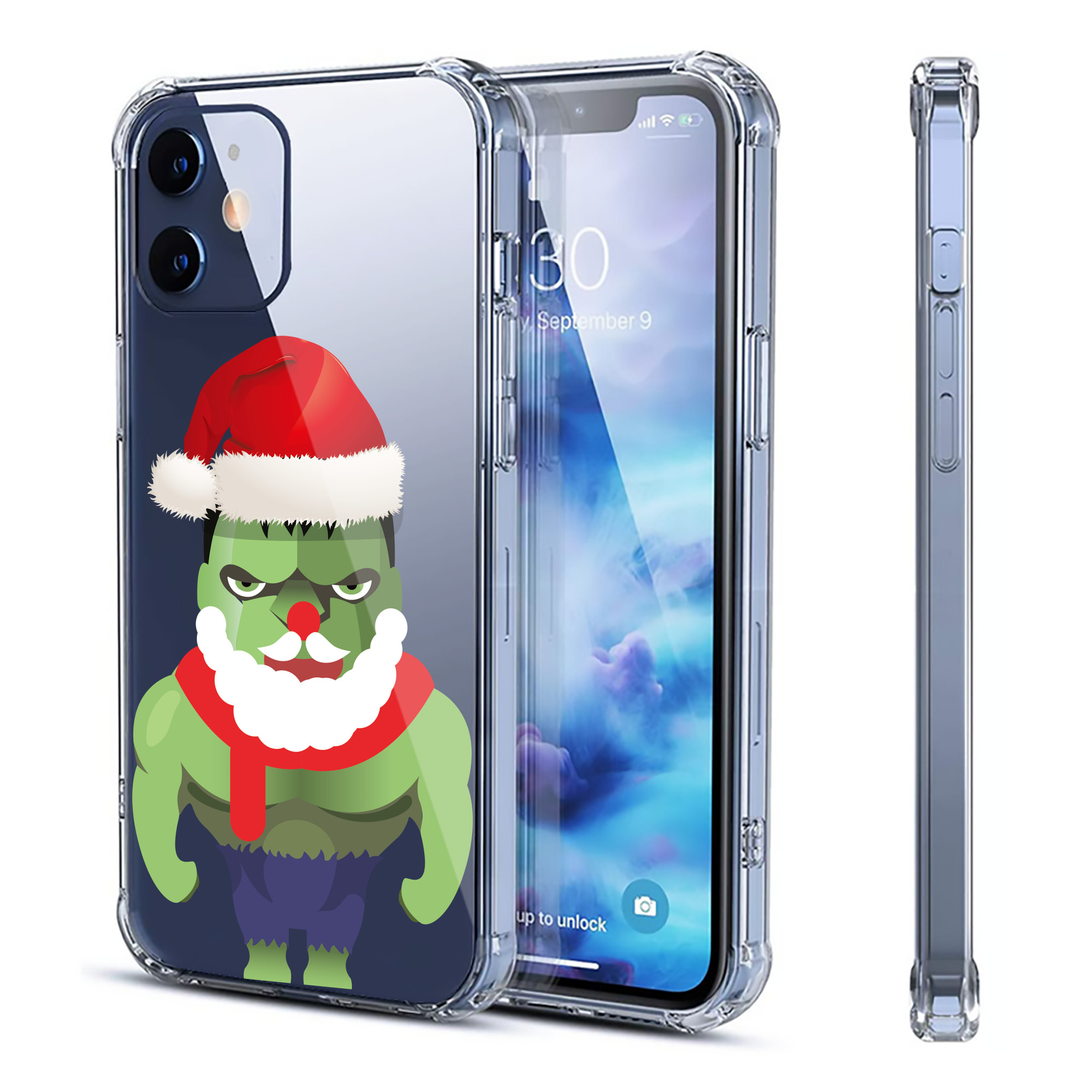 （画像用） アベンジャーズ The Avengers 【iPhone 12シリーズ対応】透明スマホケース（クリアソフトケース）